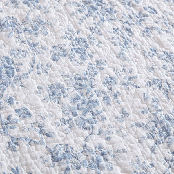 Laura Ashley Walled Garden 100 Cotton Quilt Set & Reviews Wayfair